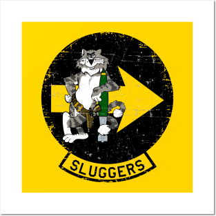 F-14 Tomcat - Sluggers - Grunge Style Posters and Art